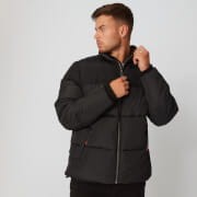 MP Fabric Mix Puffer Jacket - Black - XXL
