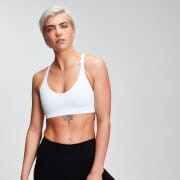 MP Power Mesh Sports Bra - White - M