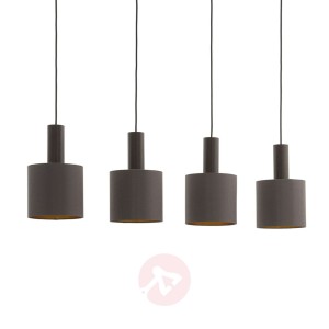 Lampa wisząca Concessa 4-punktowa cappuccino/złota
