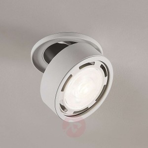 Reflektor LED Dafina, ściemnianie GU10, biały