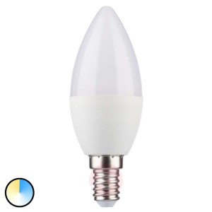 Żarówka świeczka LED E14 5,5W z 3 barwami światła