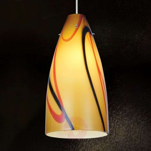 Lampa wisząca Virginia ze szkła dmuchanego