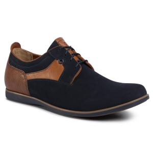 Półbuty LANETTI - Mb-Nord-05L Navy