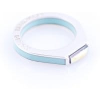 Pierścionek Ostrowski Design Classic Super Light Cyan