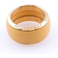 Pierścionek Ostrowski Design Joy Line Max Yellow