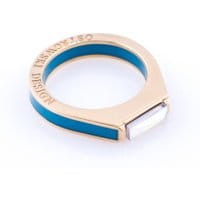 Pierścionek Ostrowski Design Classic Super Light Blue