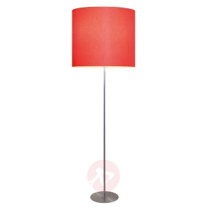 Nowoczesna lampa stojąca Tono czerwona