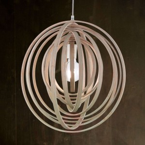 Boolan – lampa wisząca z szarym bambusowym kloszem
