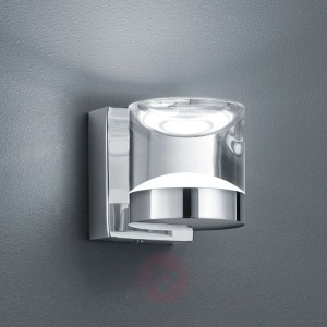 Chromowana łazienkowa lampa ścienna LED Brian