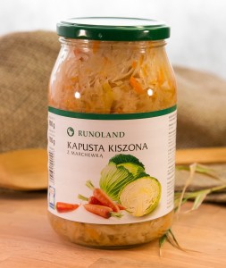 Runoland Kapusta kiszona z marchewką 900 g