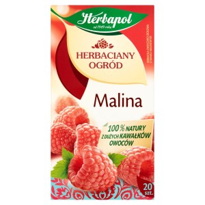 Herbapol Herbaciany Ogród Malina Herbatka owocowo-ziołowa 60 g (20 torebek)