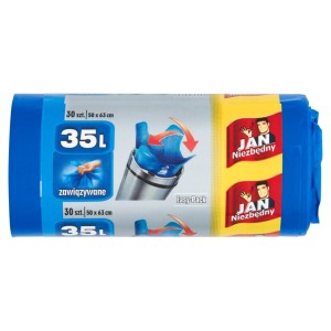 Jan Niezbędny Worki na śmieci 35 l 30 sztuk niebieskie