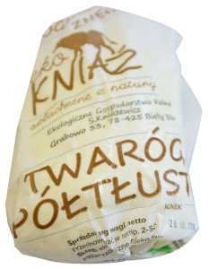 Eko Kniaź twaróg półtłusty BIO ok. 0.45 kg