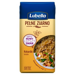 Lubella Pełne Ziarno Farfalle Makaron Kokardki 400 g