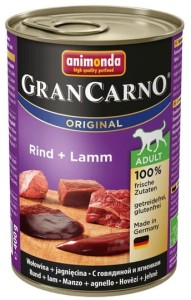 Animonda GranCarno Adult Rind Lamm Wołowina + Jagnięcina 400 g