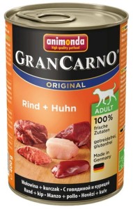 Animonda GranCarno Adult Rind Huhn Wołowina + Kurczak 400 g