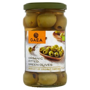 Gaea Organiczne zielone oliwki bez pestek 290 g