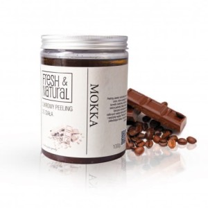 Fresh and Natural Cukrowy peeling do ciała mokka 1000 g
