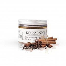 Fresh and Natural Cukrowy peeling do ciała korzenny 550 g