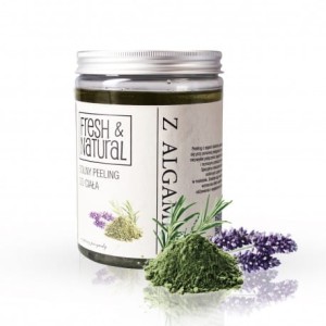 Fresh and Natural Solny peeling do ciała z algami 1300 g