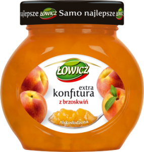 Łowicz Konfitura Brzoskwiniowa 240 g