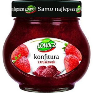Łowicz Konfitura Truskawkowa 240 g