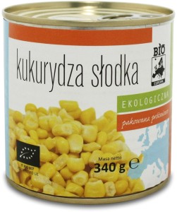 Bio Europa Kukurydza słodka konserwowa BIO 340 g