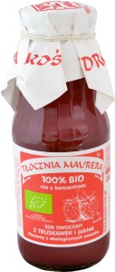 Tłocznia Maurera Sok Truskawkowo - Jabłkowy Bio 300 ml