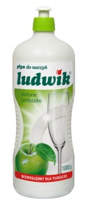 Płyn do mycia naczyń Ludwik 1l - zielone jabłuszko