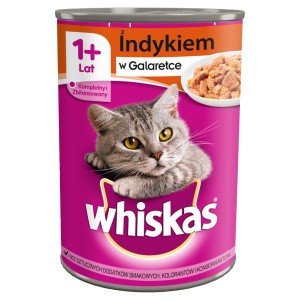 Whiskas z indykiem w galaretce Karma pełnoporcjowa 400 g