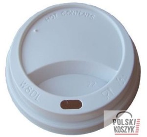 Bagstar Dekiel biały do kubka 63mm 100ml 100 szt