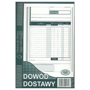 Dowód dostawy MICHALCZYK I PROKOP A5 80 kartek