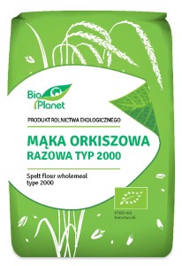 Bio Planet Mąka orkiszowa razowa typ 2000 BIO 1 kg