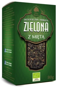 Dary Natury Herbata Zielona Z Miętą Liściasta Bio 80 g