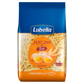 Lubella Jajeczna 5 jaj Makaron krajanka 400 g