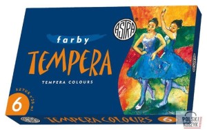 Farby TEMPERA 6 kolorów tuba