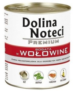 Dolina Noteci Premium Pies Wołowina puszka 800 g
