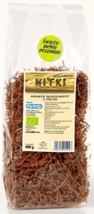 Niro Makaron orkiszowy razowy nitki BIO 400 g