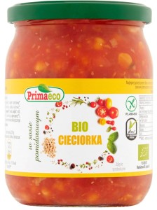 Primaeco Cieciorka w pomidorach BIO 440 g