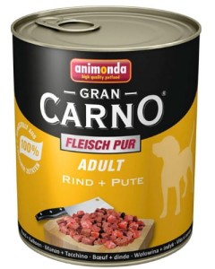 Animonda GranCarno Adult Rind Pute Wołowina + Indyk 800 g