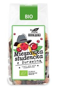 Bio Planet Mieszanka studencka z żurawiną BIO 150 g