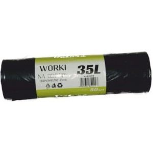 Worek na śmieci DATURA 35L ekonomiczny 50 szt.