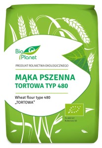 Bio Planet Mąka pszenna tortowa Typ 480 BIO 1 kg