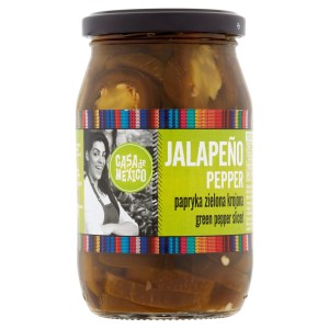 Casa Del Sur Papryka zielona Jalape?o krojona 340 g