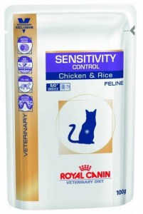 Royal Canin Veterinary Diet Feline Sensitivity z kurczakiem saszetka 100g