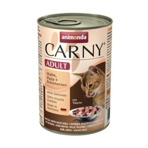 Animonda Carny Adult Kurczak + Indyk + Kacze serca puszka 400 g