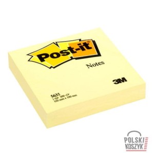 Bloczki samoprzylepne 3M POST-IT® 100x100 Żółty 200 kartek