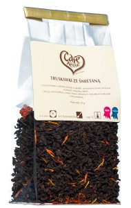 Cafe Creator Herbata czarna Truskawka ze Śmietaną 50 g