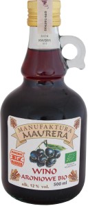 Tłocznia Maurera Wino Aroniowe Bio 500 ml
