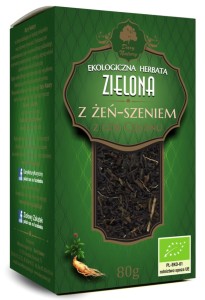 Dary Natury Herbata Zielona Z Żeń-Szeniem Bio 80 g